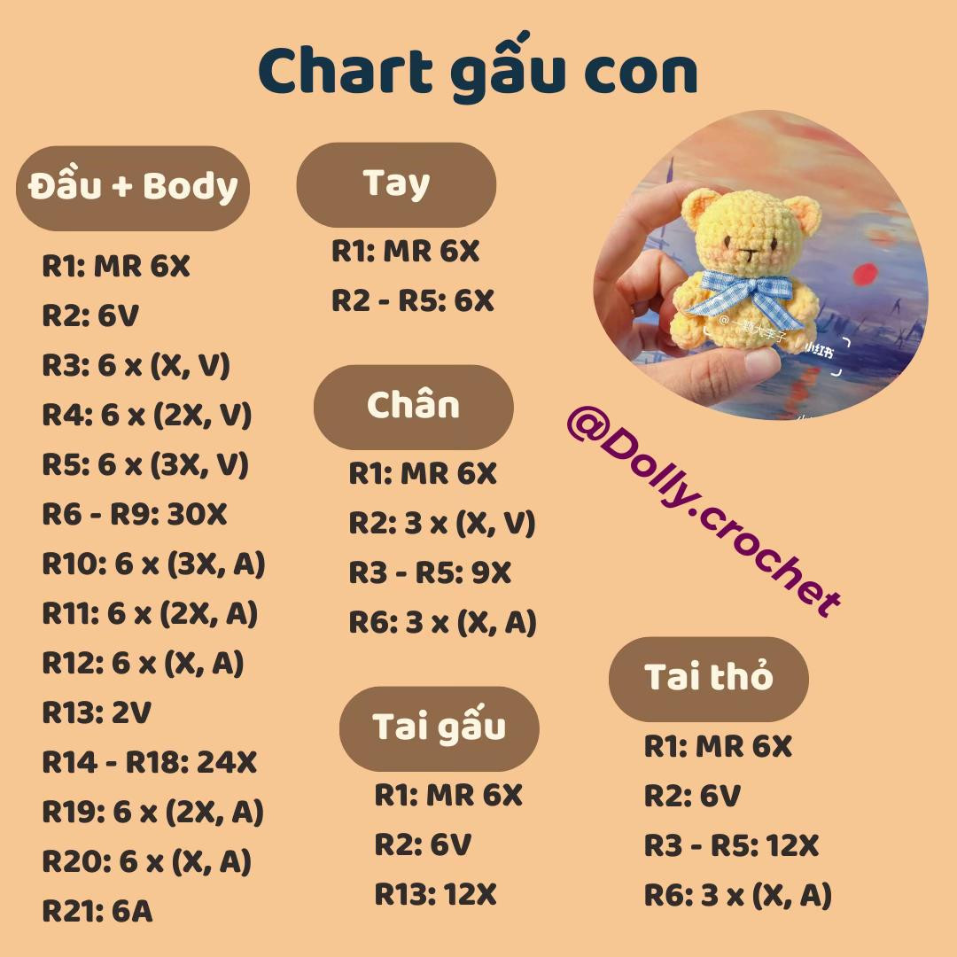 Chart gấu con