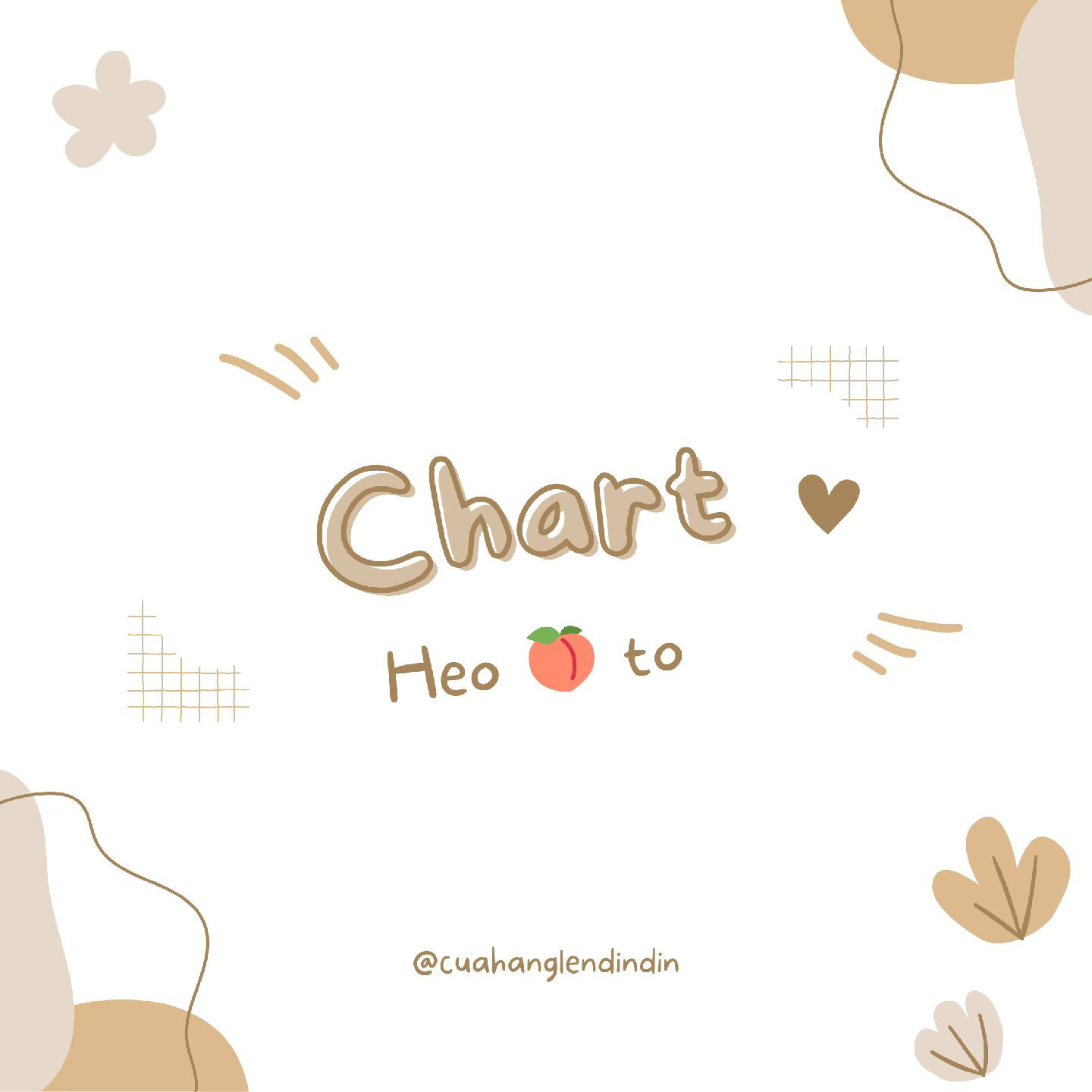 chart móc heo quả đào