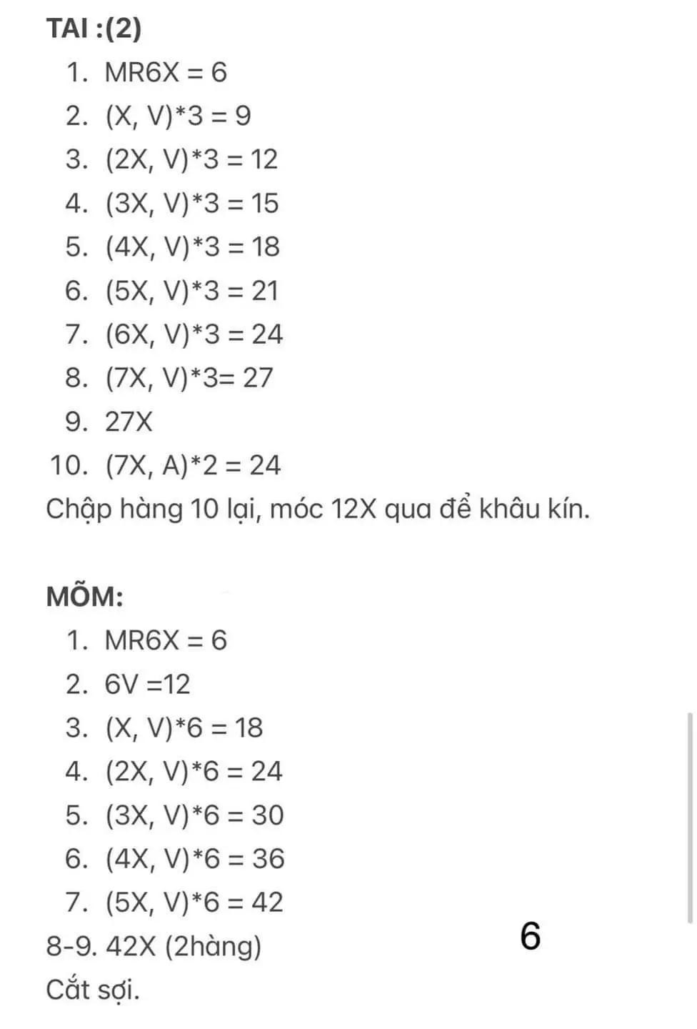 Chart Móc Mèo mặc quần yếm