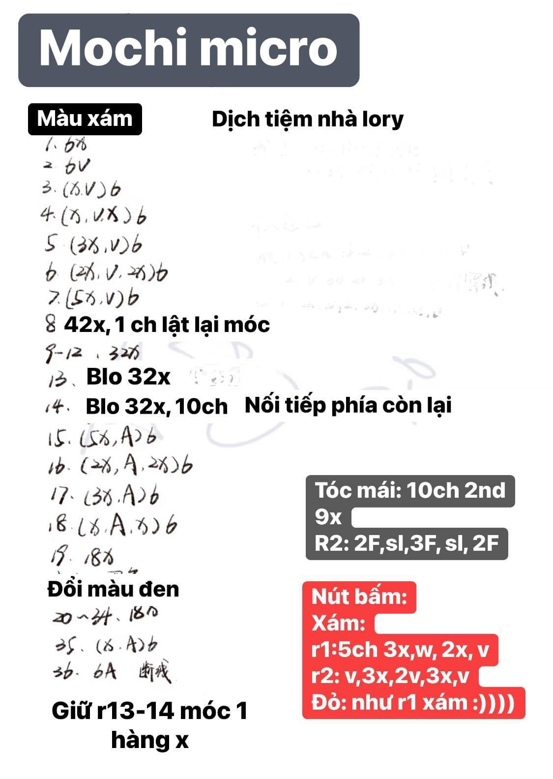 Chart mochi micro