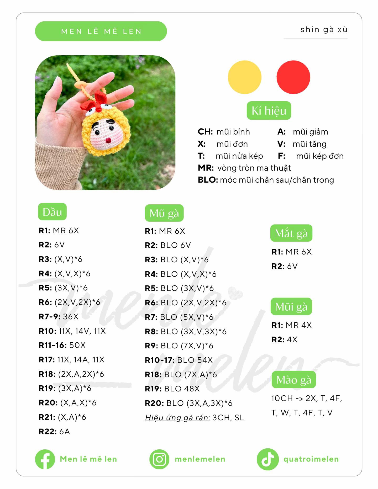 ✨Chart Shin Gà Xù✨#menlemelen  #handmade  #moclen  #fyp