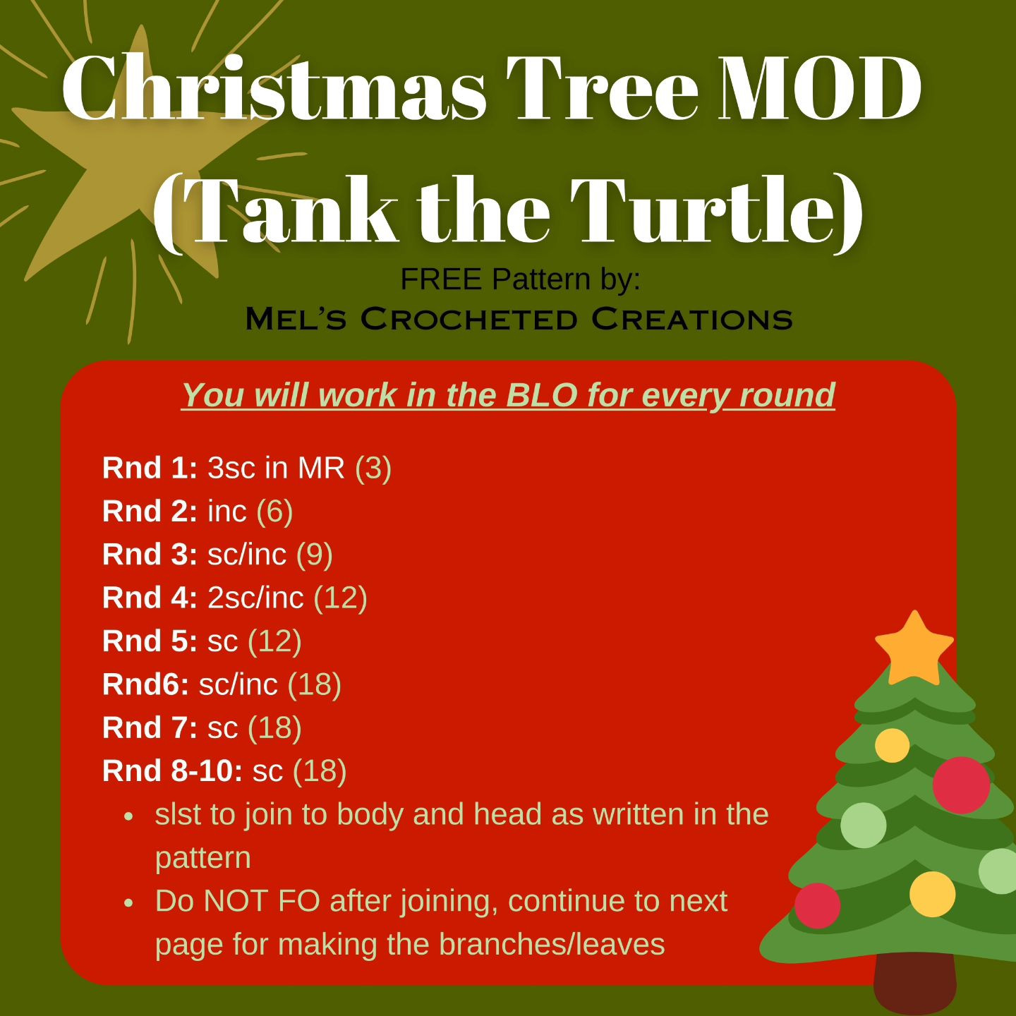 CHRISTMAS TREE MOD for Tank the Turtle