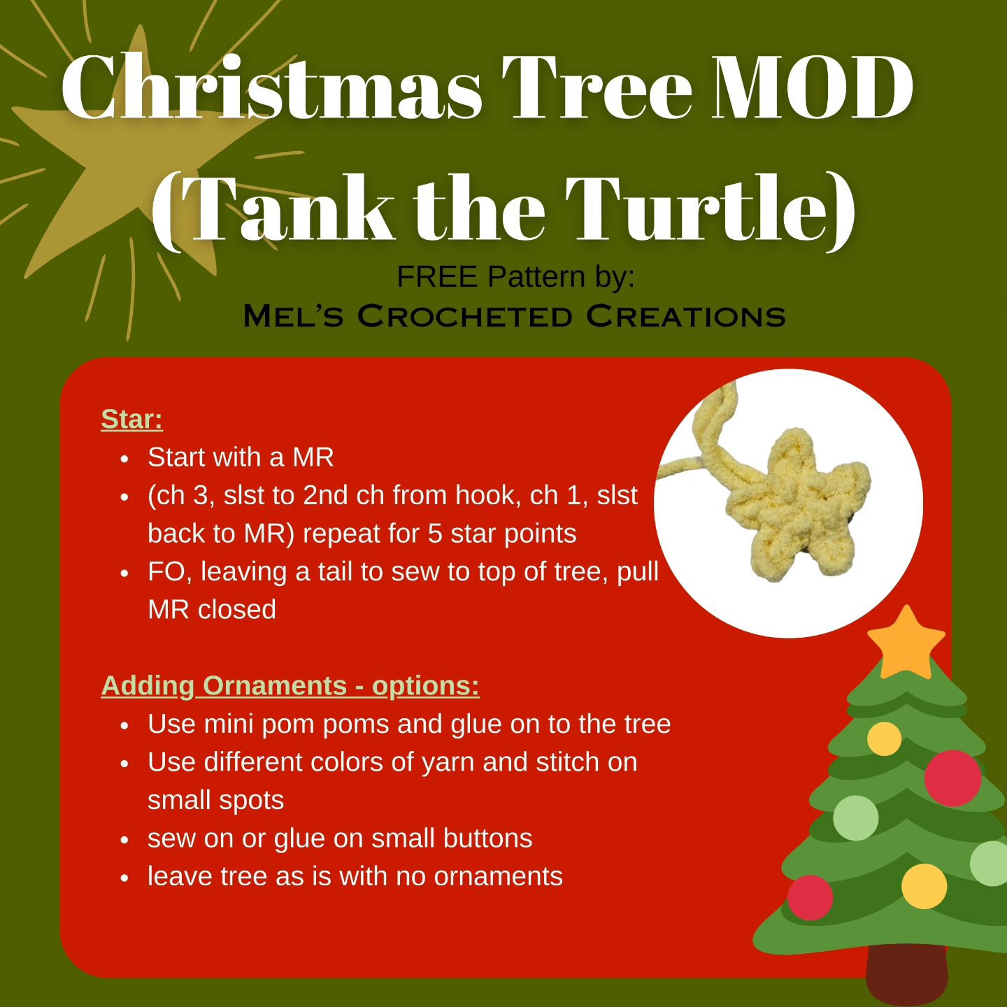 CHRISTMAS TREE MOD for Tank the Turtle