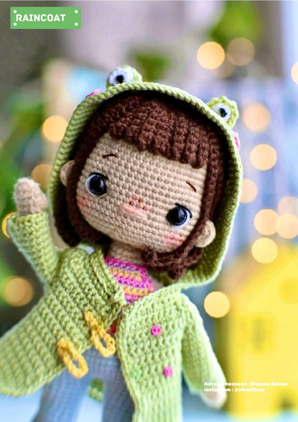 crochet pattern doll sharah