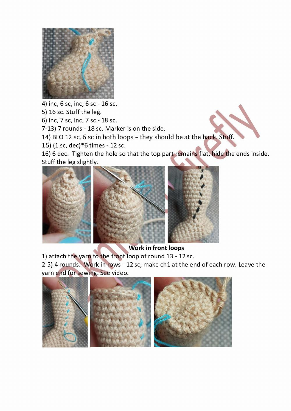 crochet pattern fairy doll