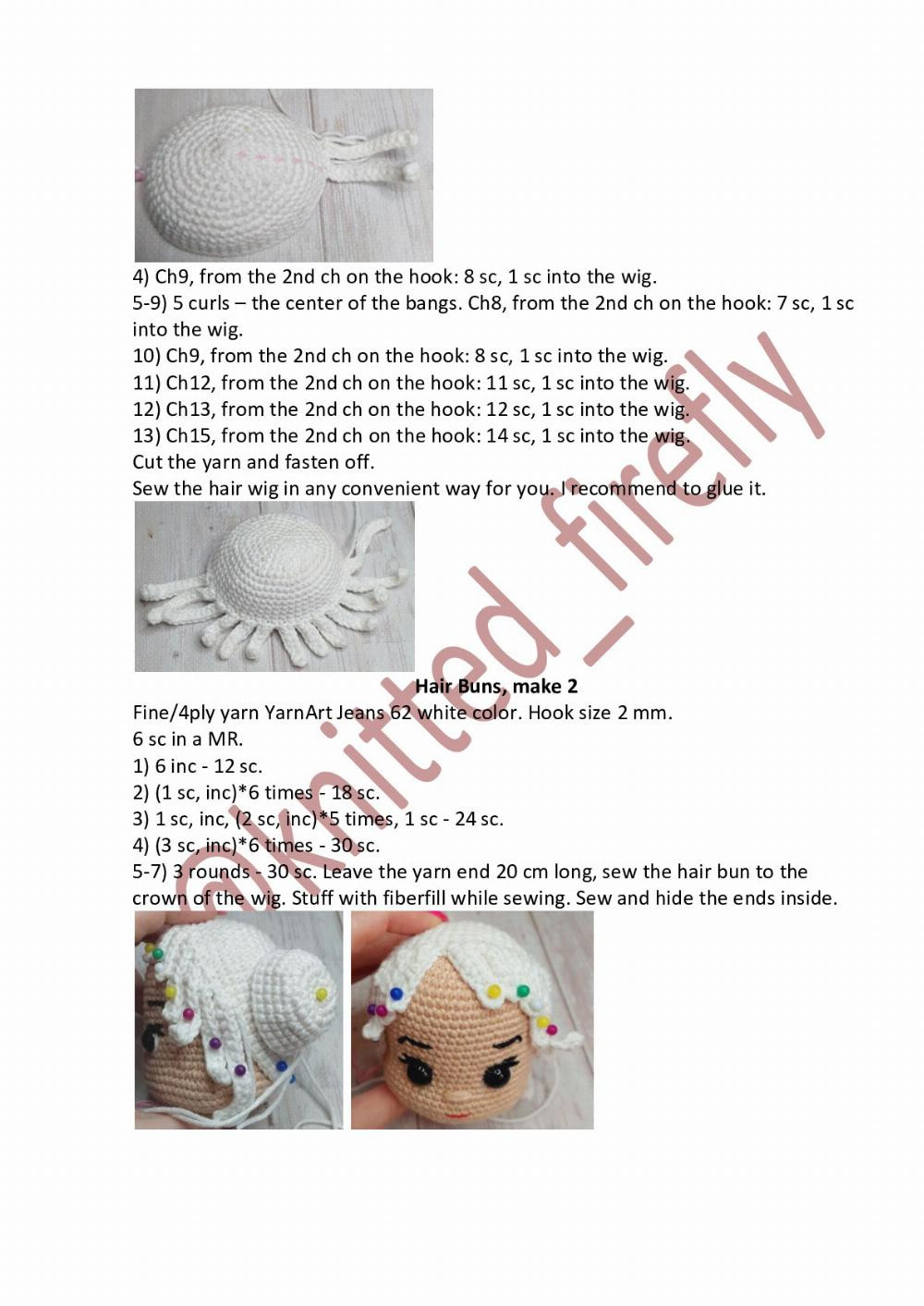 crochet pattern fairy doll