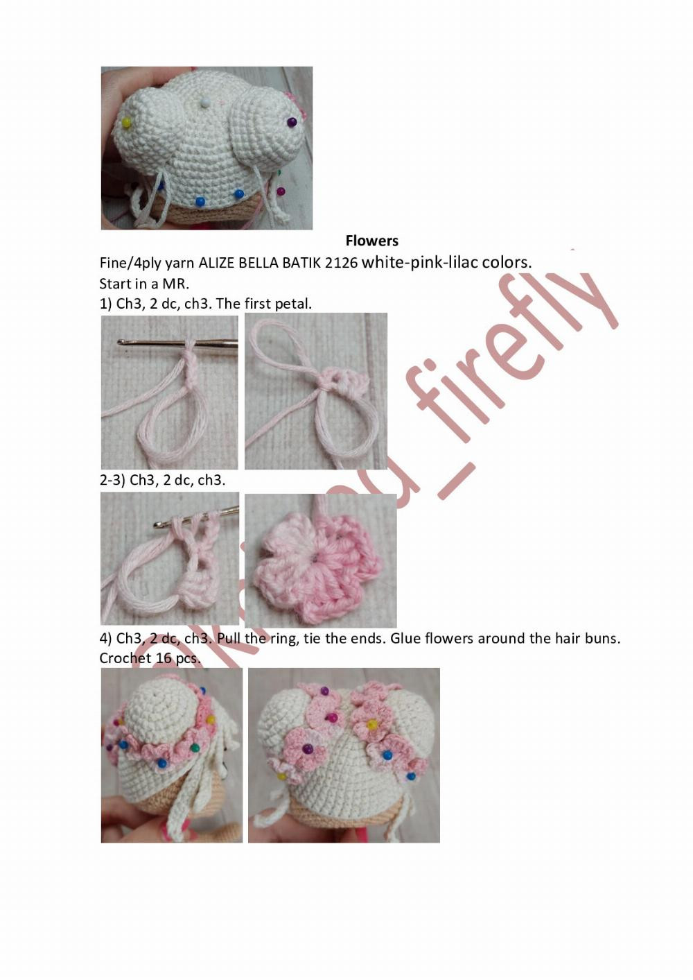 crochet pattern fairy doll