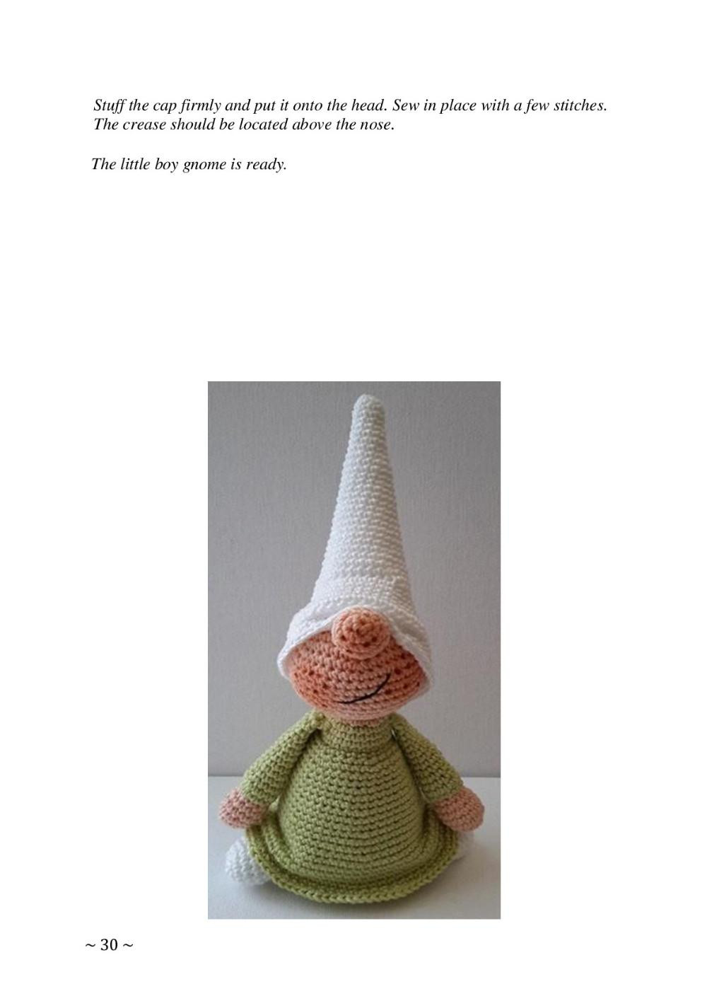 Crochet pattern Family Gnome Daddy Gnome