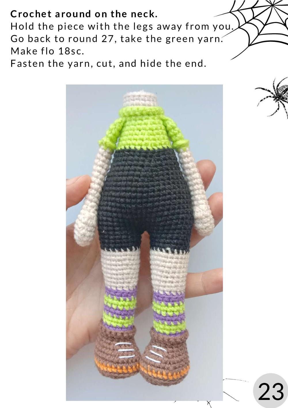 crochet pattern Kitten Girl