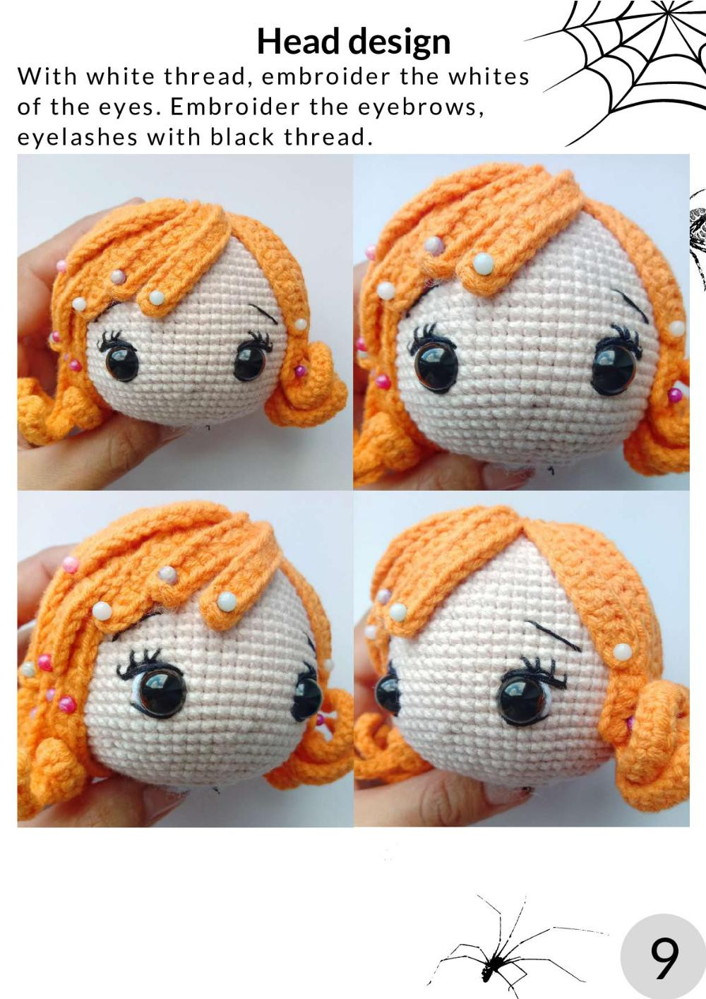 crochet pattern Kitten Girl