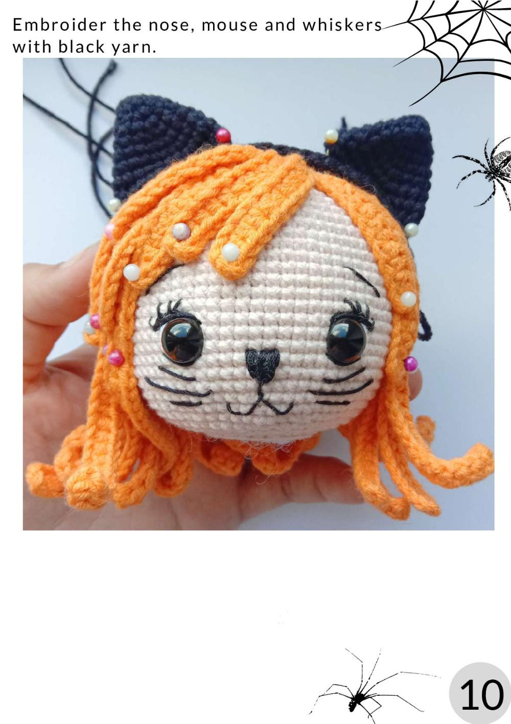 crochet pattern Kitten Girl