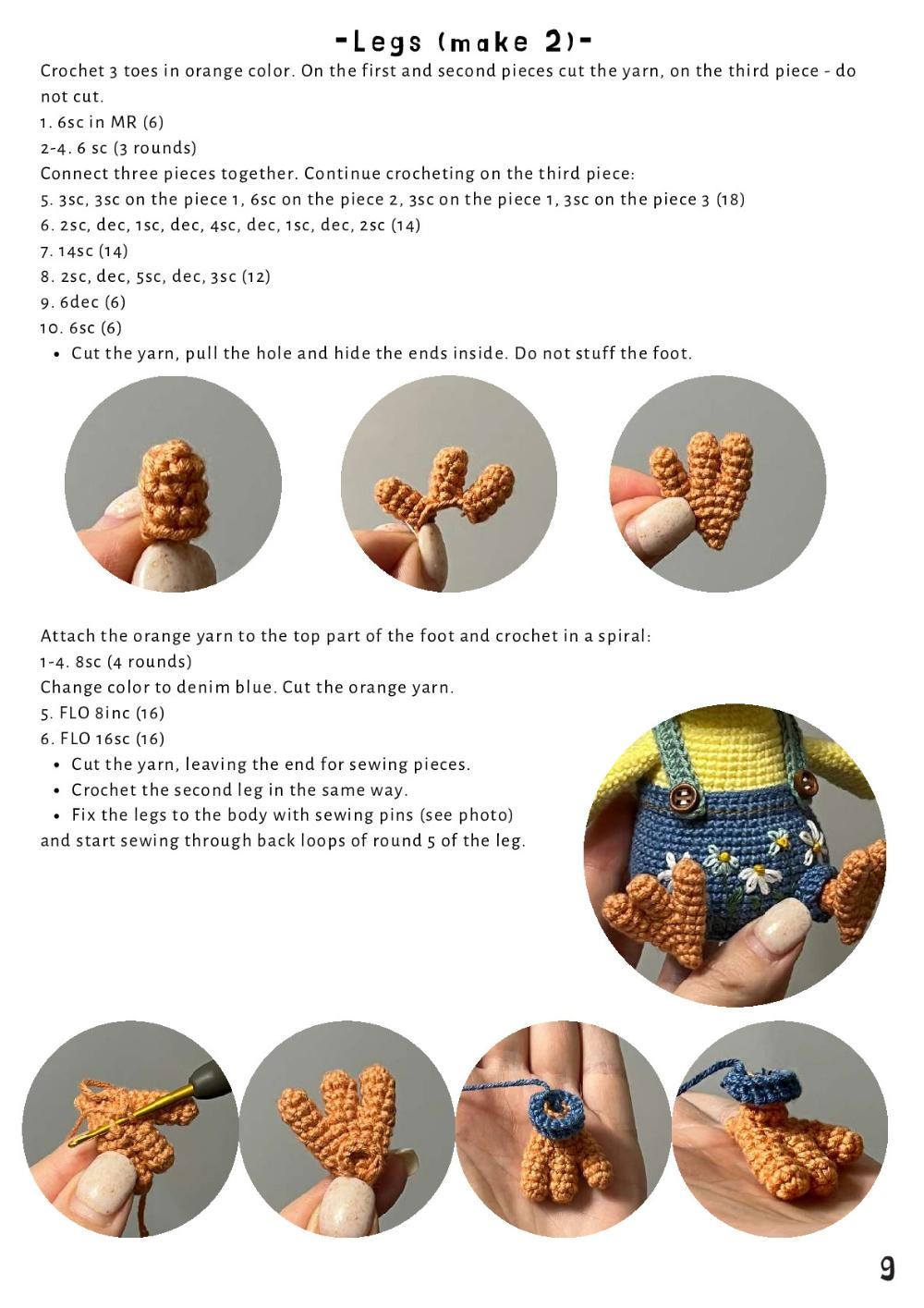 CROCHET PATTERN "LITTLE CHICKEN"