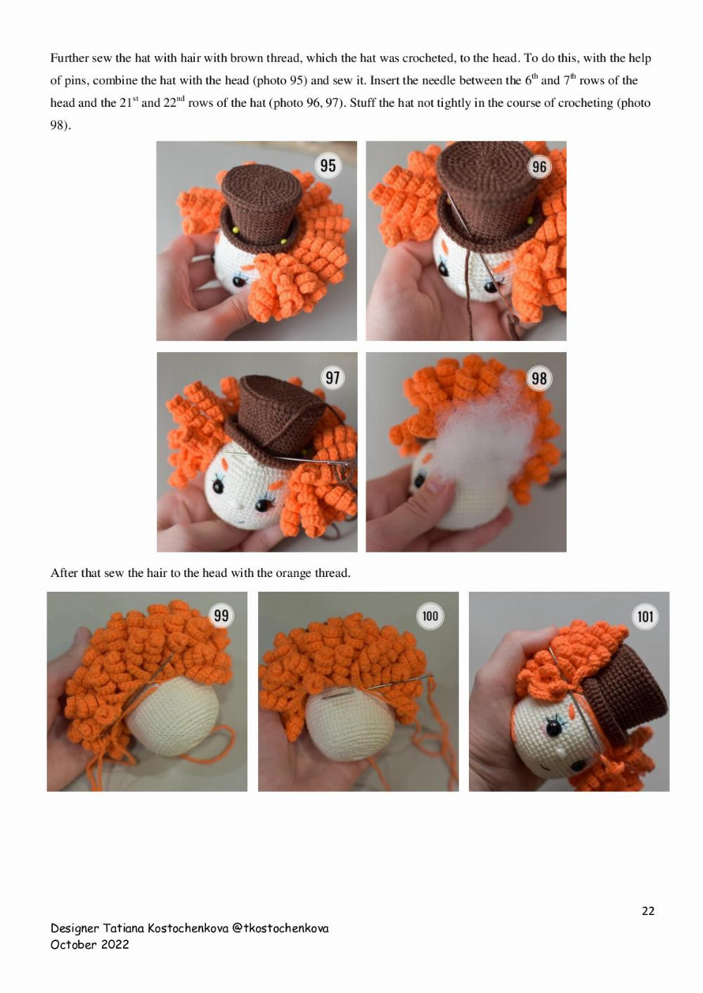 crochet pattern mad hatter, Knitted hat and bag