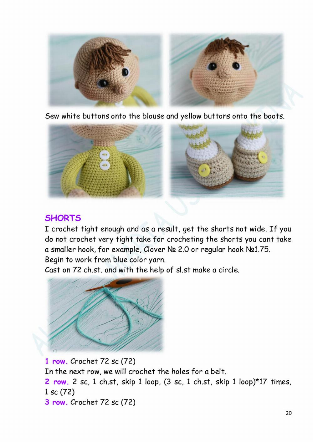 crochet pattern oliver gnome doll