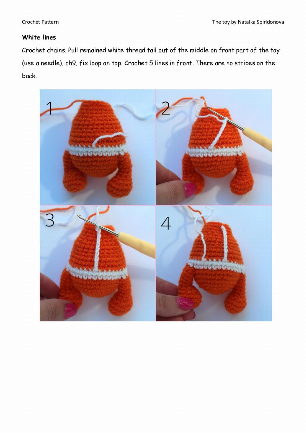 CROCHET PATTERN «Orange dragon»