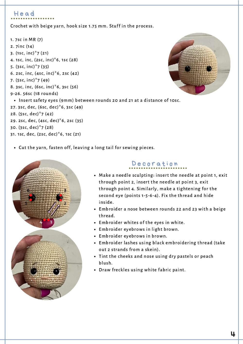 CROCHET PATTERN "ROSIE"