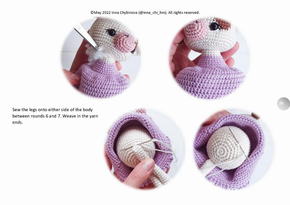 Crochet pattern “Rosie the Cow”