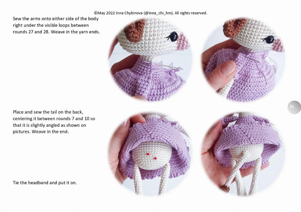 Crochet pattern “Rosie the Cow”