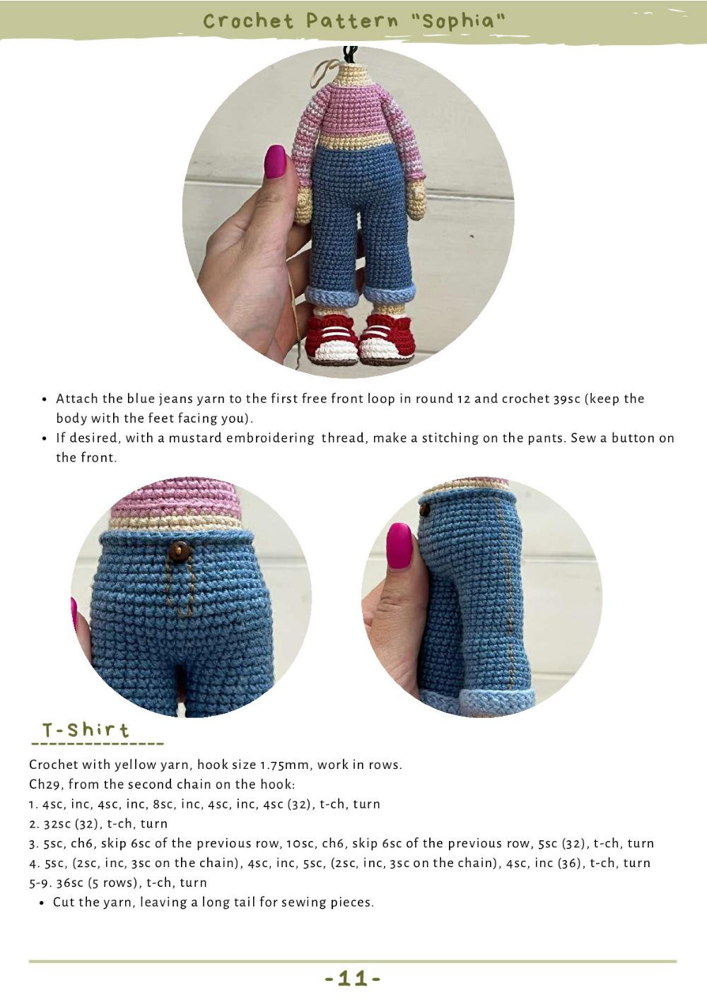 CROCHET PATTERN "SOPHIA"