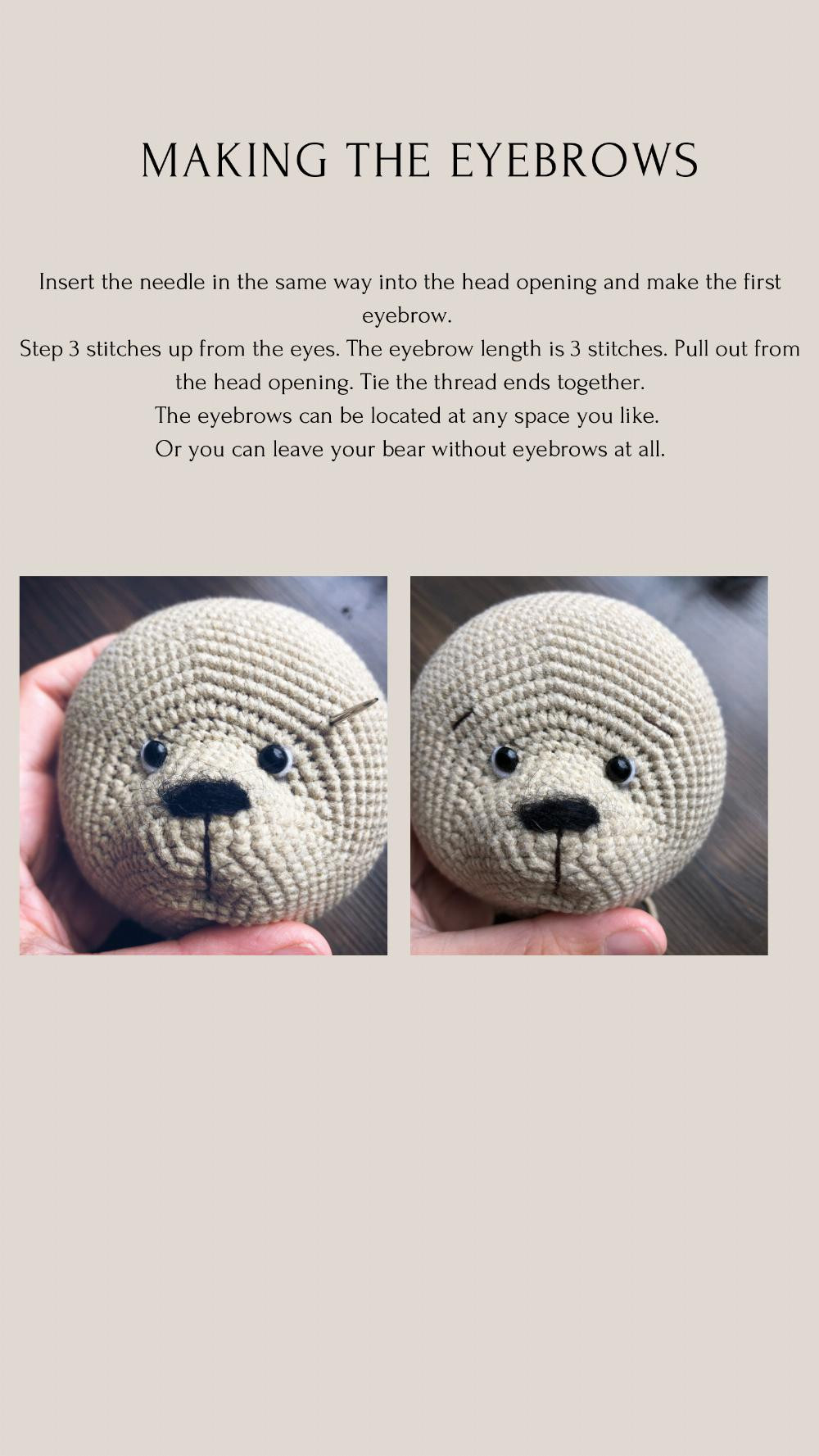 crochet pattern teddy bear