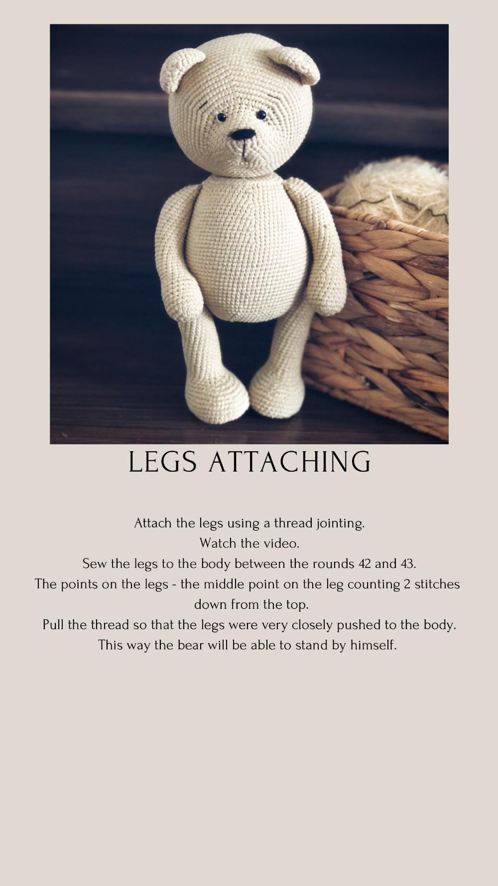 crochet pattern teddy bear