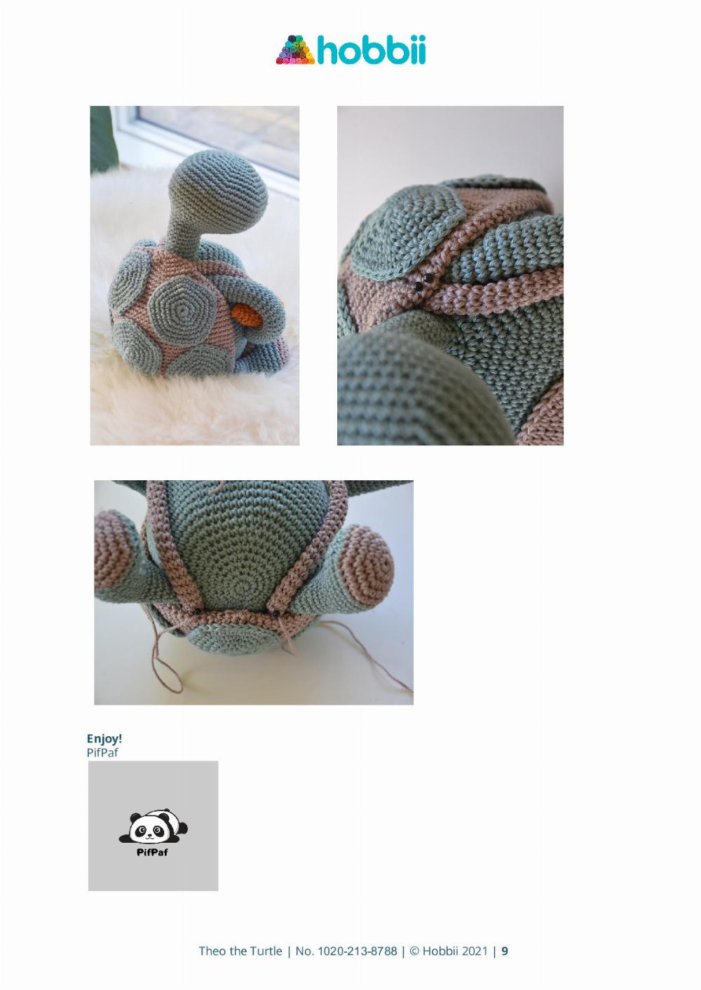 CROCHET PATTERN Theo the Turtle