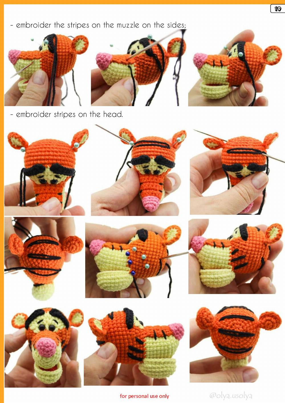 Crochet Pattern Tigger