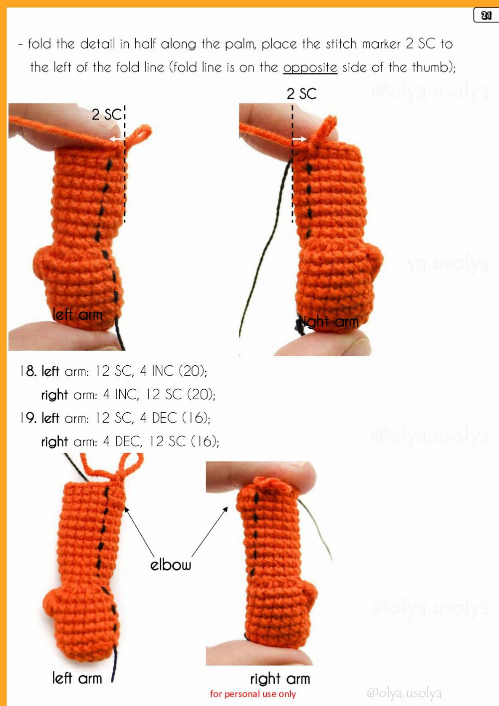 Crochet Pattern Tigger