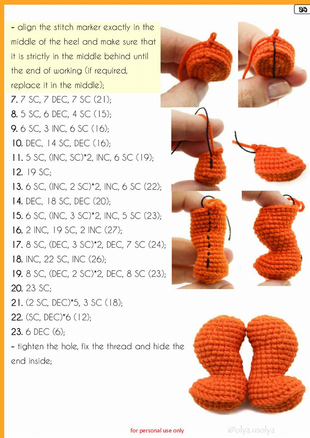 Crochet Pattern Tigger