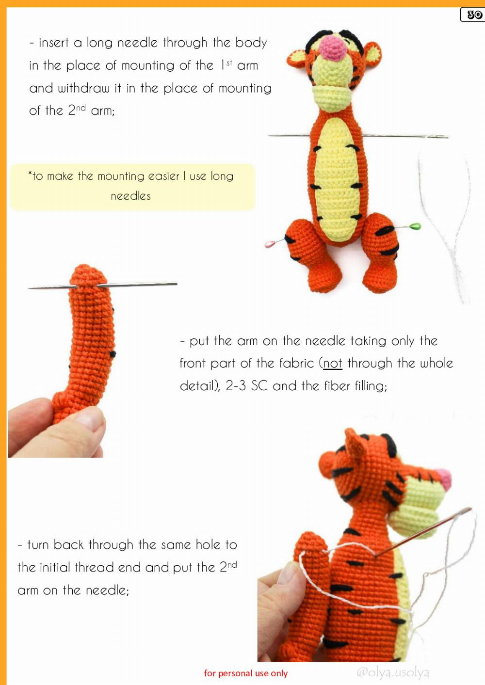 Crochet Pattern Tigger