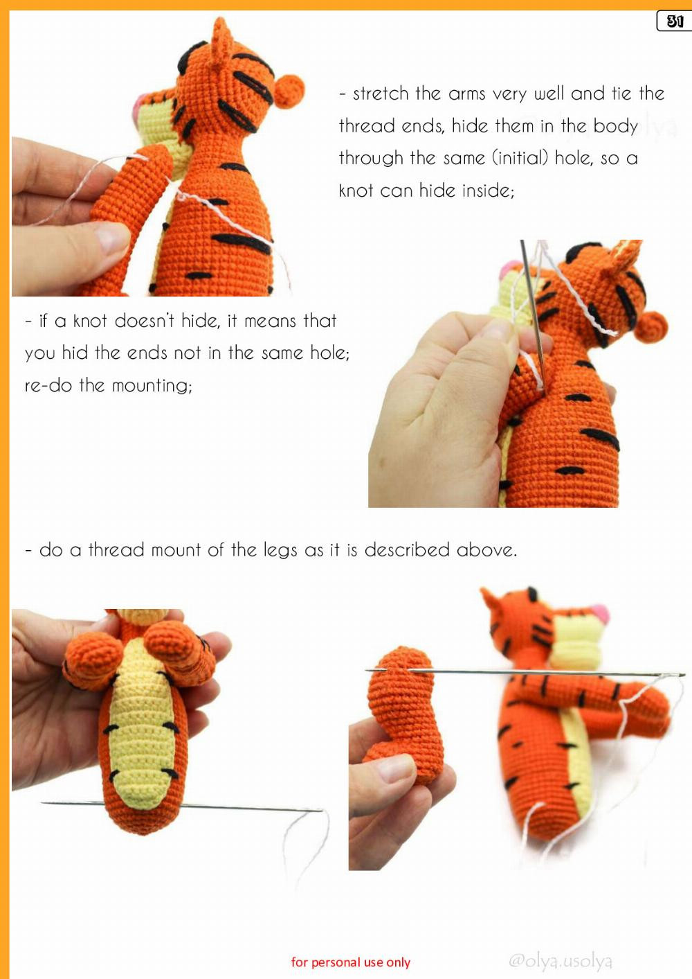 Crochet Pattern Tigger