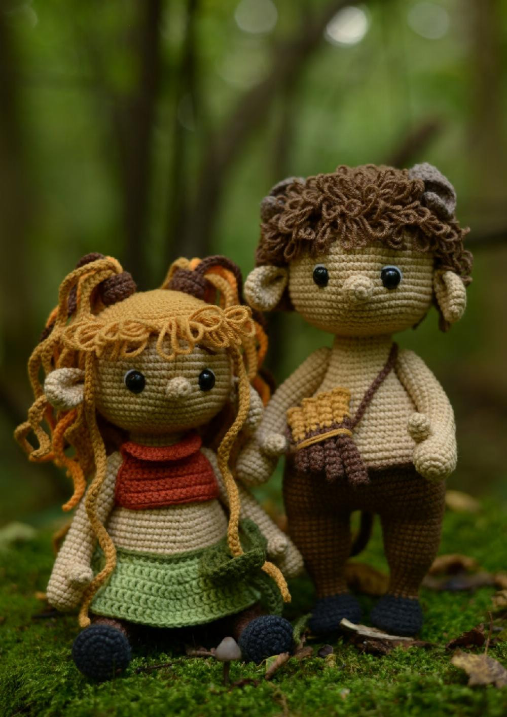 Crochet pattern toy Faun Clery