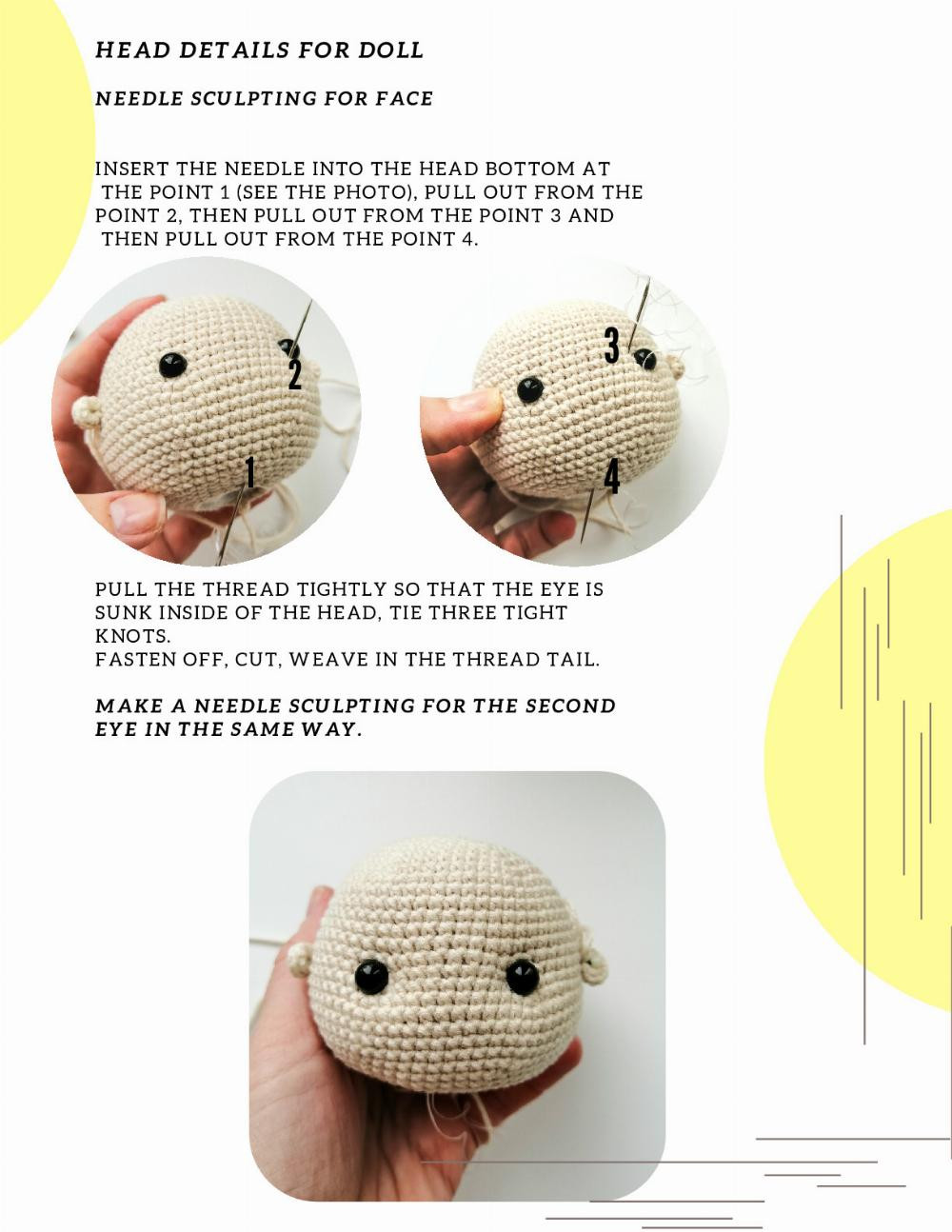 crochet pattern vera the doll