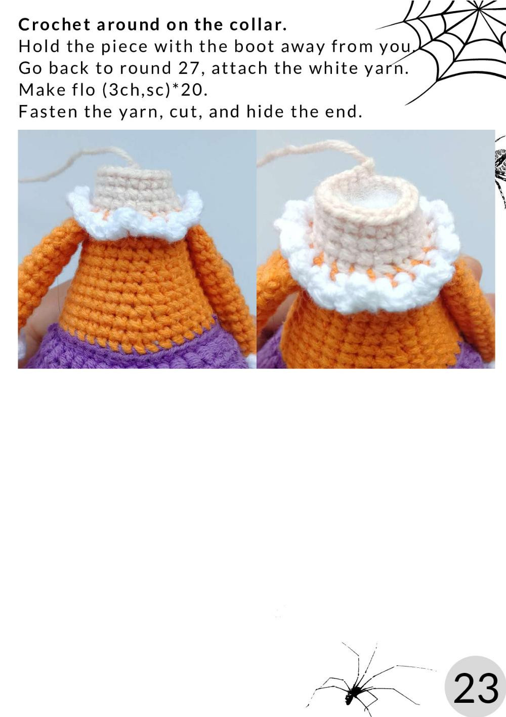 crochet pattern Witch Girl