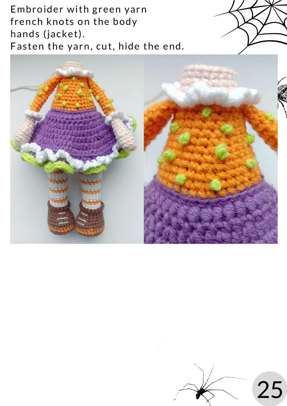 crochet pattern Witch Girl