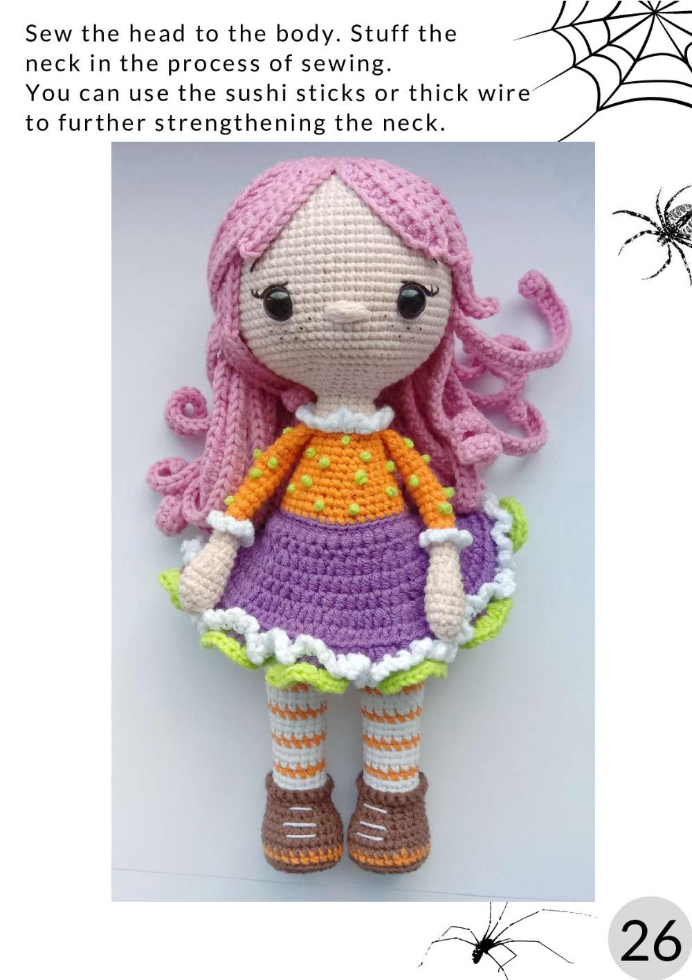 crochet pattern Witch Girl