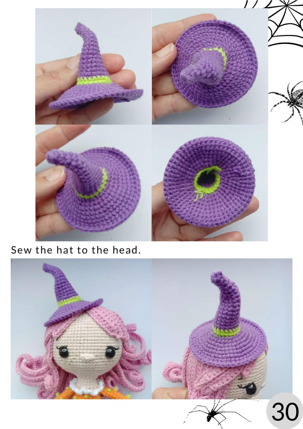 crochet pattern Witch Girl