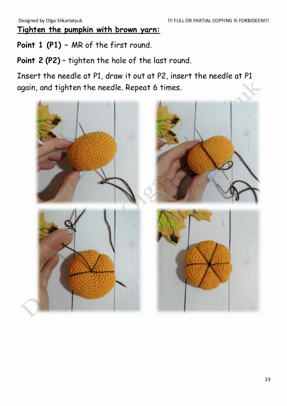 Crochet toy pattern «Scarecrow»