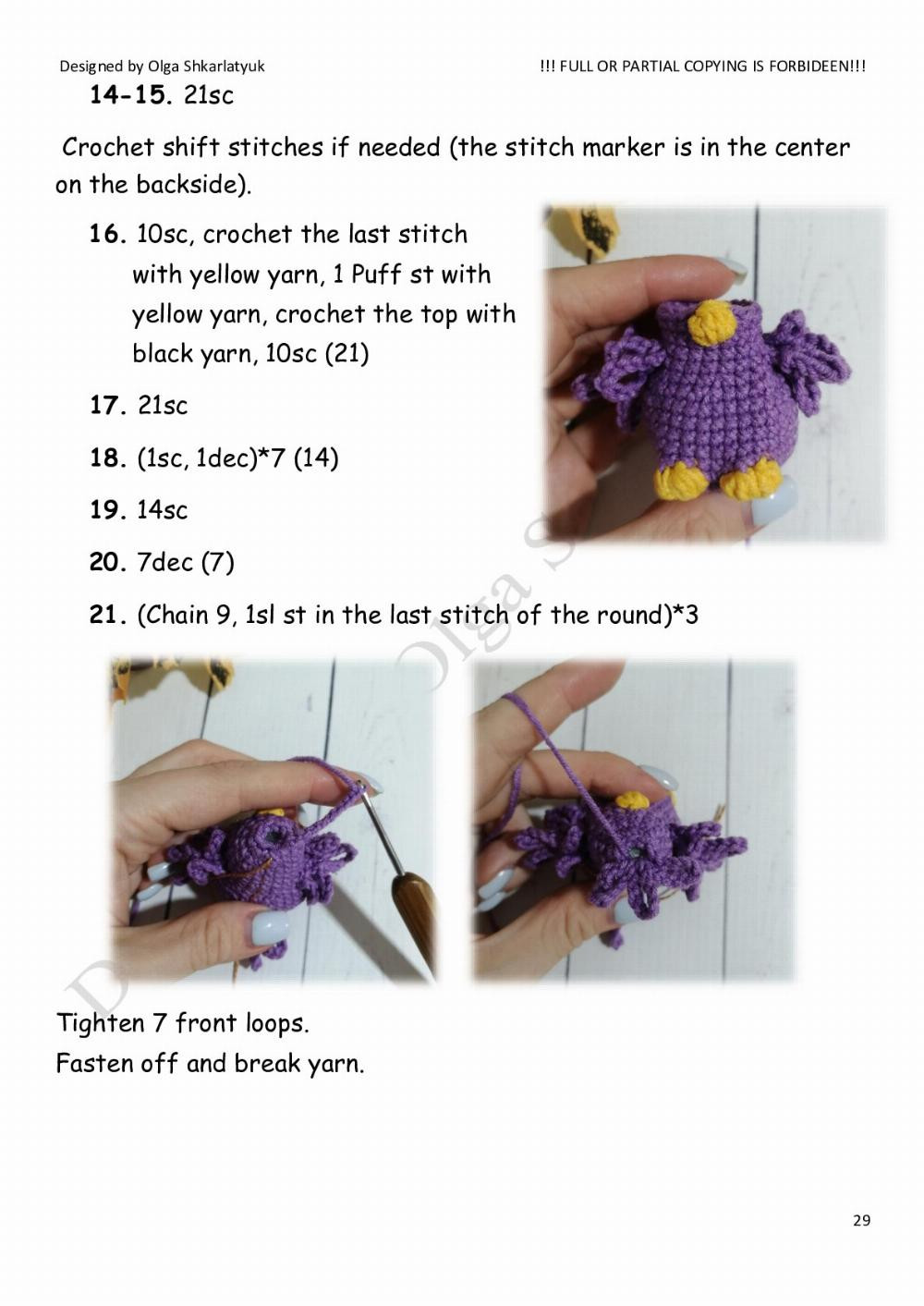 Crochet toy pattern «Scarecrow»