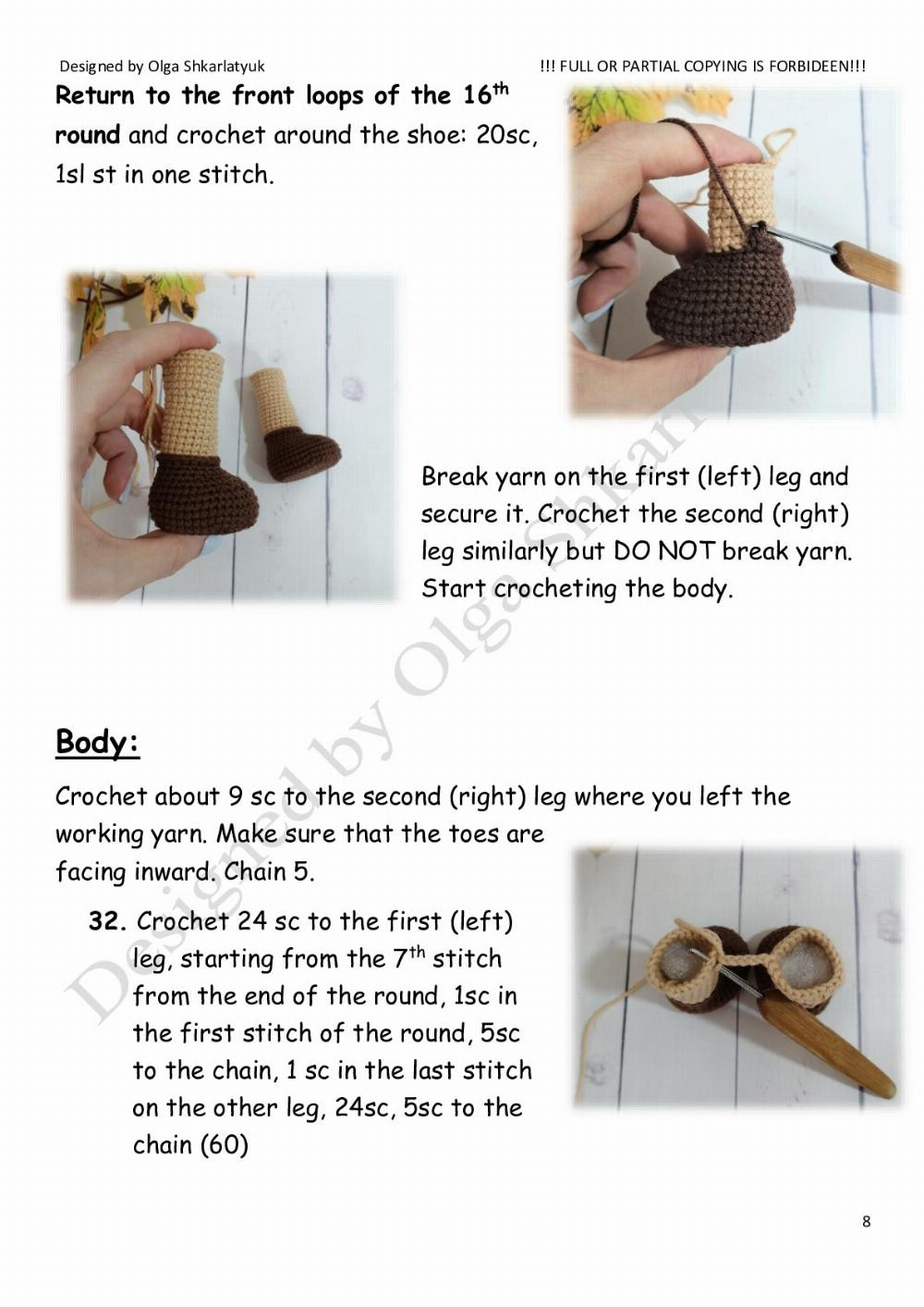 Crochet toy pattern «Scarecrow»