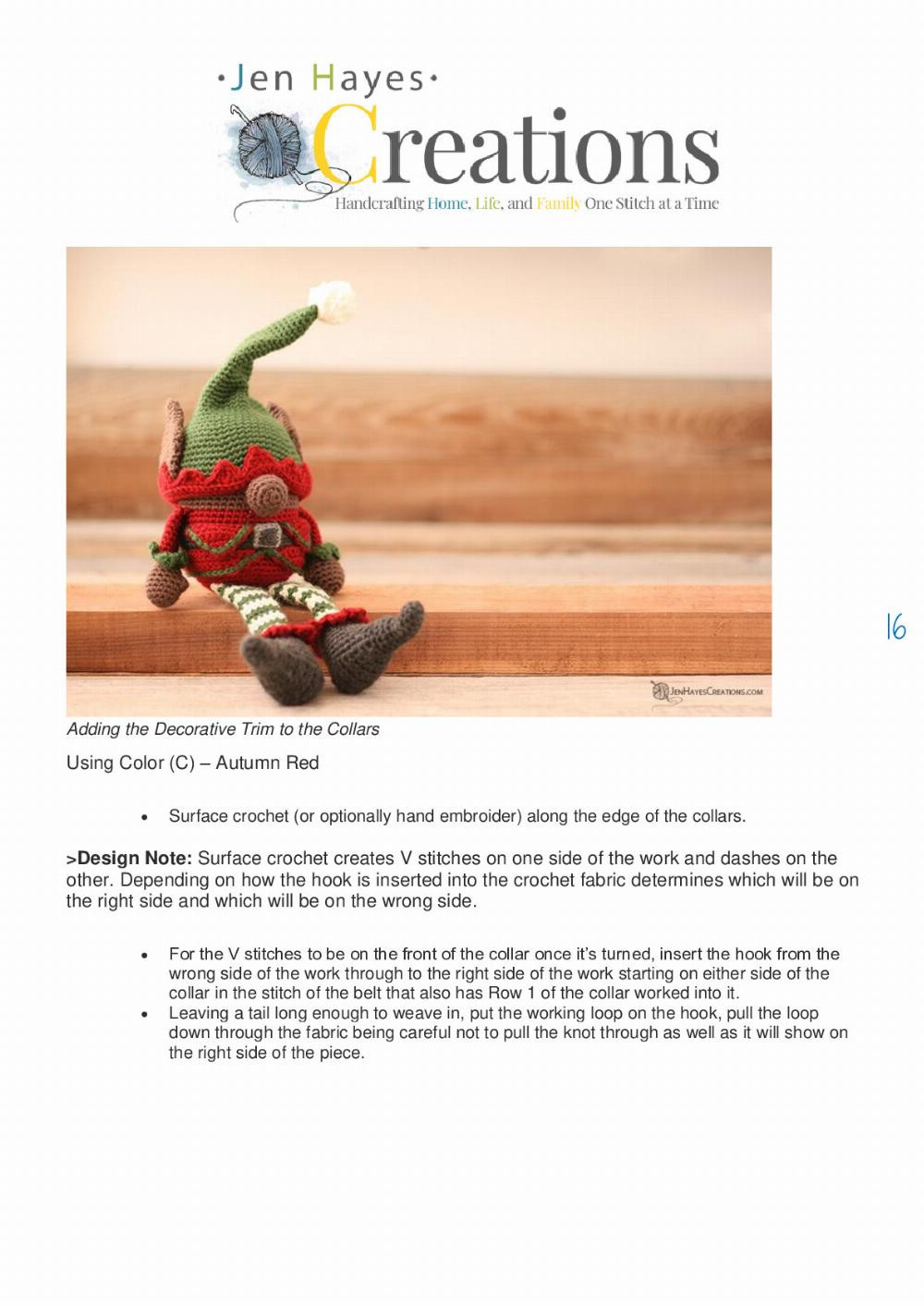 DECEMBER 9, 2020 CROCHET CHRISTMAS ELF GNOME