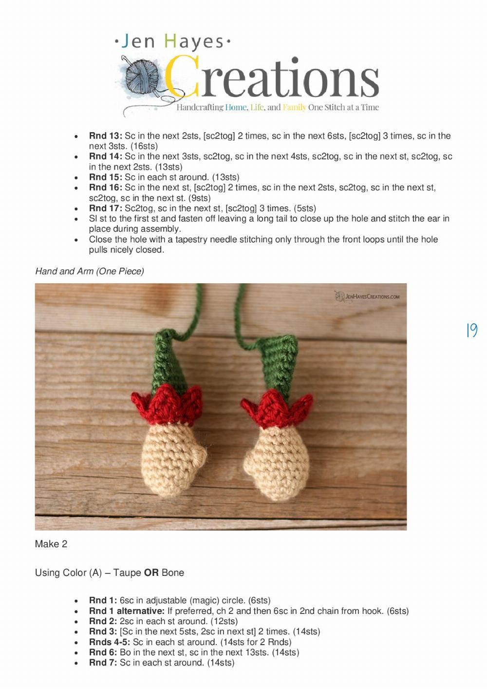 DECEMBER 9, 2020 CROCHET CHRISTMAS ELF GNOME