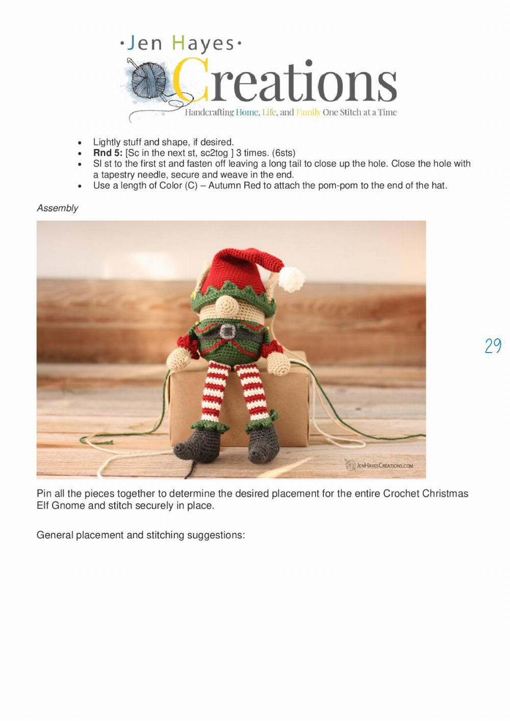 DECEMBER 9, 2020 CROCHET CHRISTMAS ELF GNOME