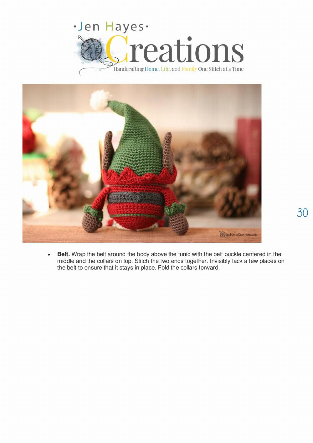 DECEMBER 9, 2020 CROCHET CHRISTMAS ELF GNOME