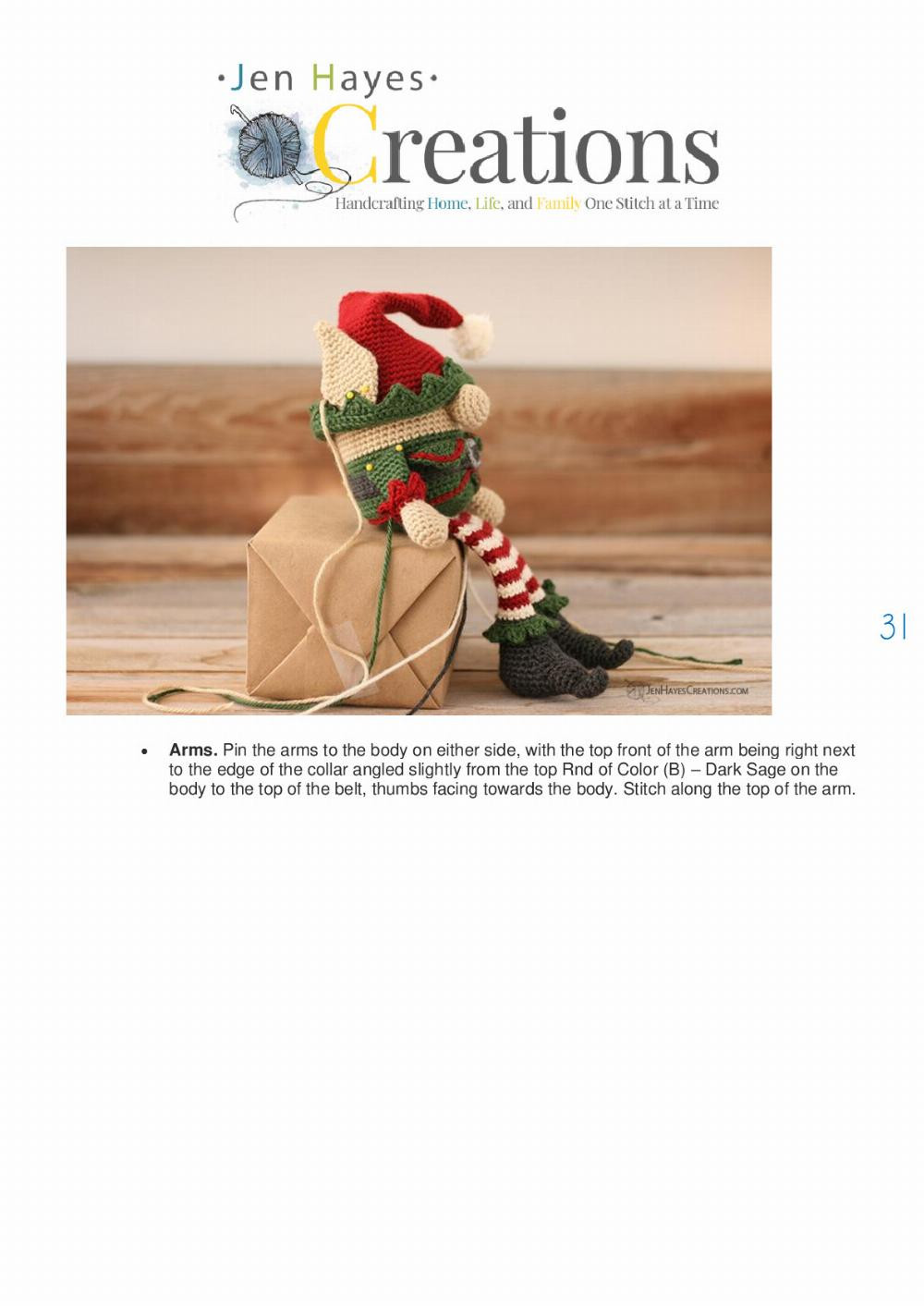 DECEMBER 9, 2020 CROCHET CHRISTMAS ELF GNOME