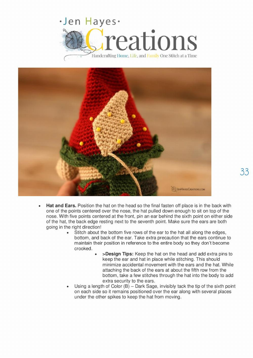 DECEMBER 9, 2020 CROCHET CHRISTMAS ELF GNOME