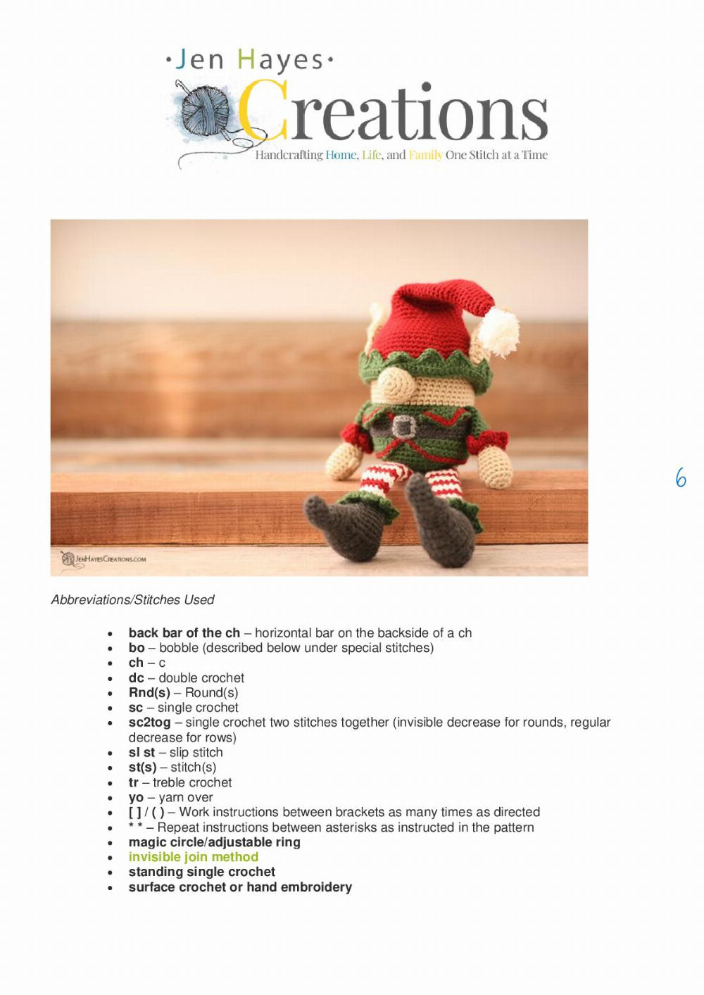 DECEMBER 9, 2020 CROCHET CHRISTMAS ELF GNOME