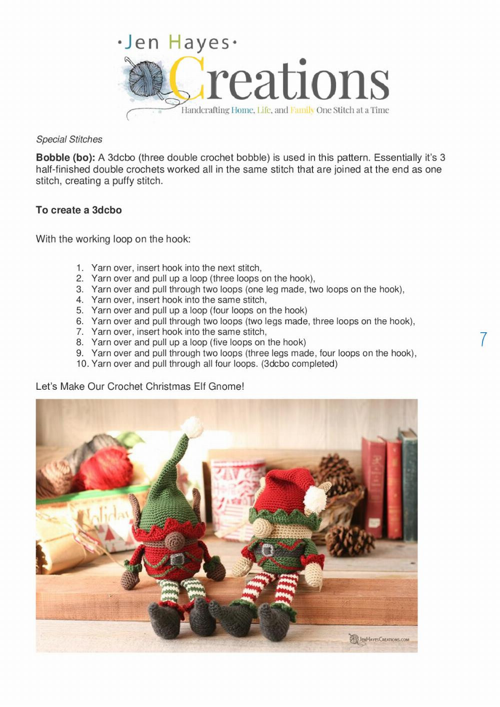 DECEMBER 9, 2020 CROCHET CHRISTMAS ELF GNOME