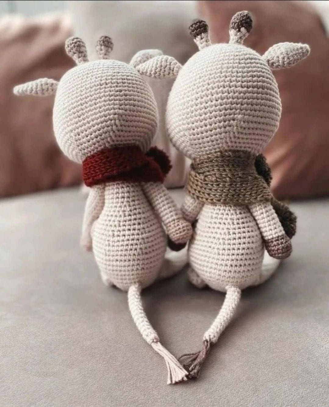 Deer couple crochet pattern