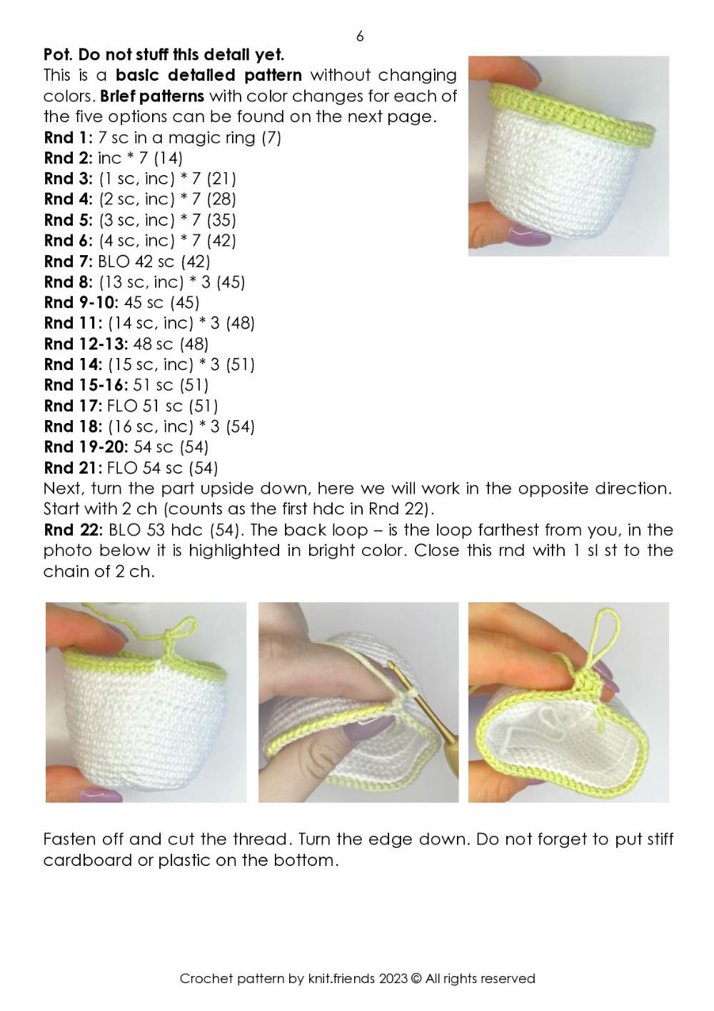 Easter friends crochet pattern